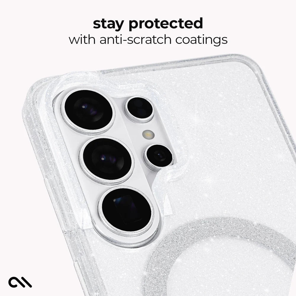 Case-Mate Samsung Galaxy S26 Ultra Twinkle Magnetic Case - Twilight Silver