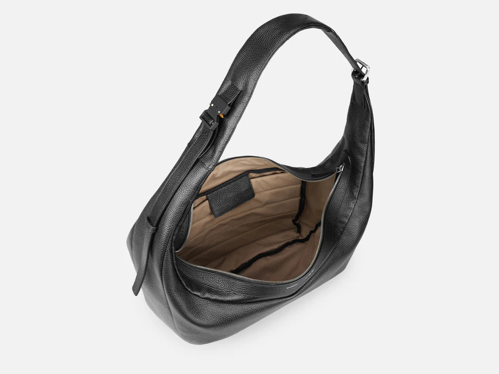 Grams(28) 191 Rio Crossbody Bag - Pebbled Black