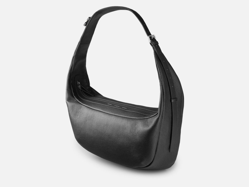 Grams(28) 191 Rio Crossbody Bag - Pebbled Black