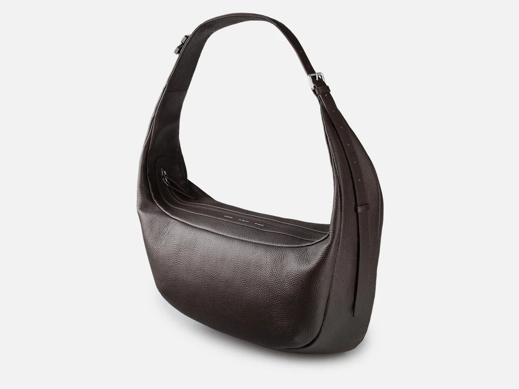 Grams(28) 191 Rio Crossbody Bag - Pebbled Dark Brown x MV Agusta