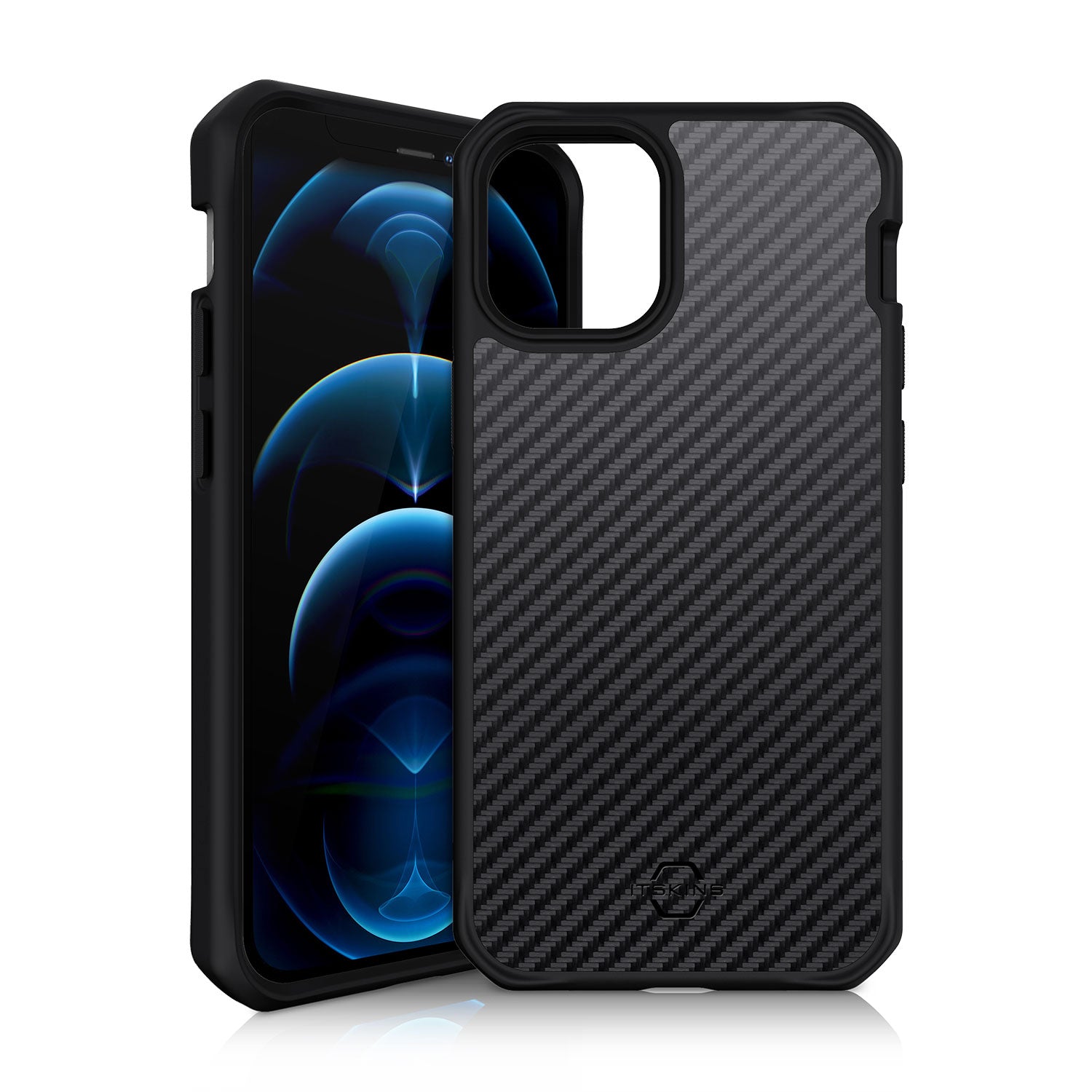 ITSKINS Hybrid Carbon for iPhone 12 Pro Max Case