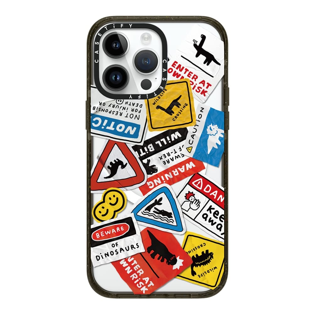 Casetify "Beware of Dinosaurs" Impact Case iPhone 14 Plus / 14 Pro / 14 Pro Max