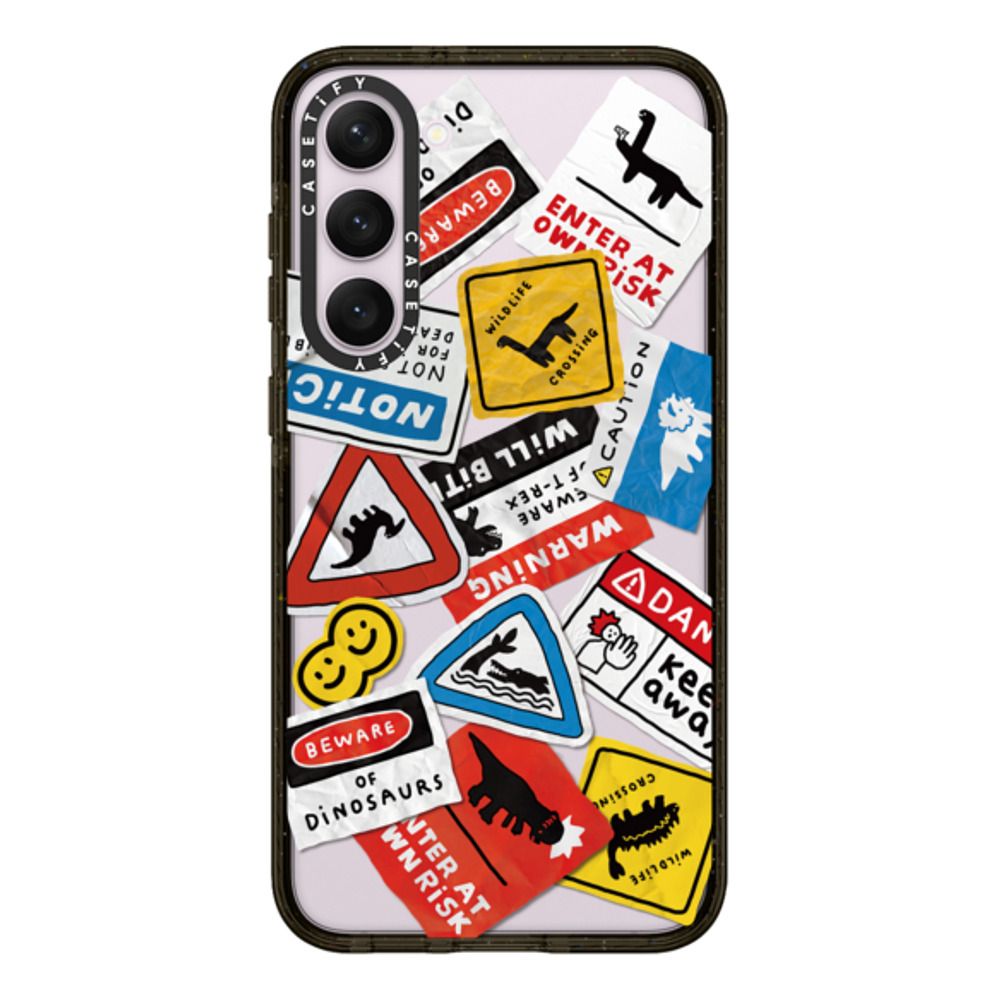 Casetify "Beware of Dinosaurs" Impact Case for Samsung Galaxy S23 Plus / S23 Ultra