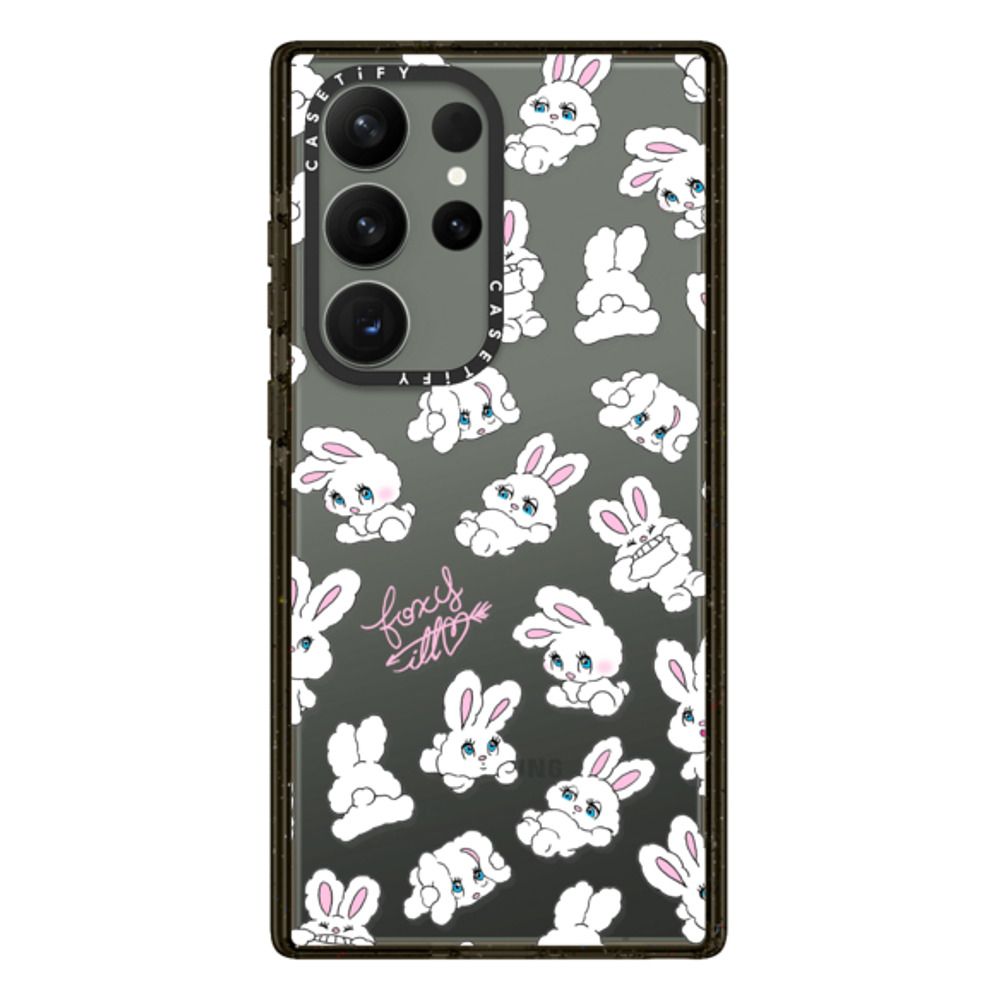 Casetify "Bunnies by foxy illustrations" Impact Case for Samsung Galaxy S23 Plus / S23 Ultra