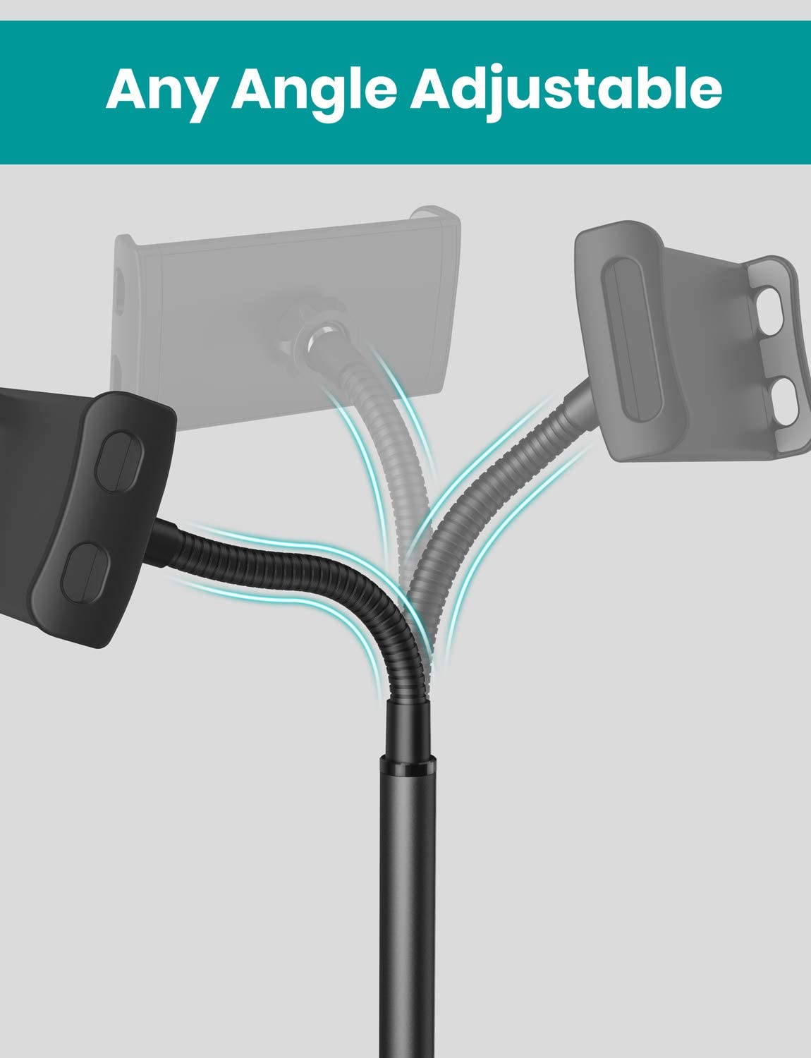 MONO Dsign Tabletop Phone and Tablet Stand with Flexible Gooseneck