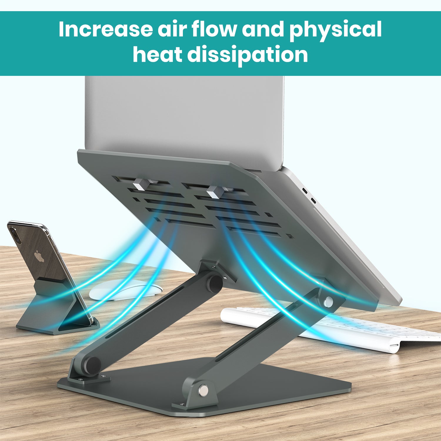 MONO Aluminium Elevator Laptop Stand and Phone Stand Set