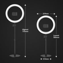 Load image into Gallery viewer, Mono Dsign LED Ring Light with Phone Stand