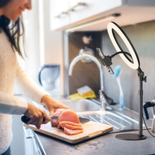 Load image into Gallery viewer, Mono Dsign LED Ring Light with Phone Stand