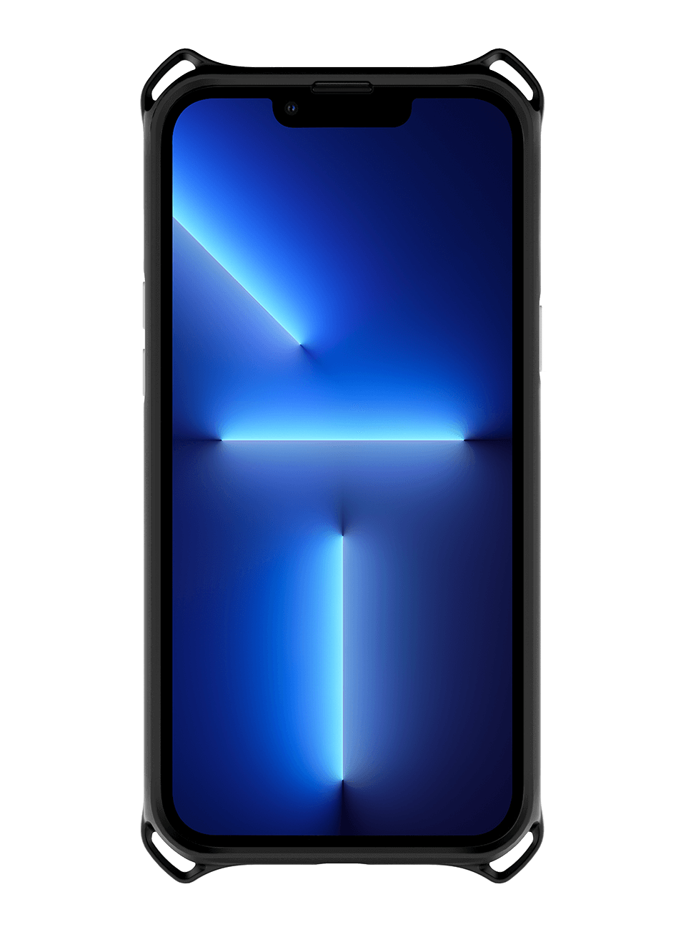 ITSKINS Hybrid Sling for iPhone 13 Pro Max - Black and Transparent