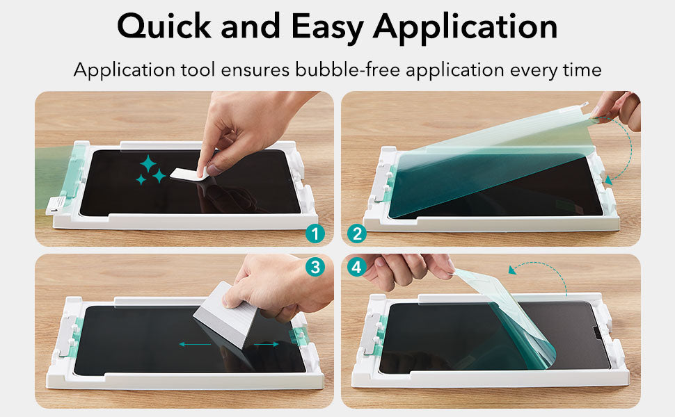ESR Paper-Feel Screen Protector for iPad 10th Gen / Air 5/4 / Pro 11 / Pro 12.9 (2018/ 2020/2021/2022) - 1/2 pcs