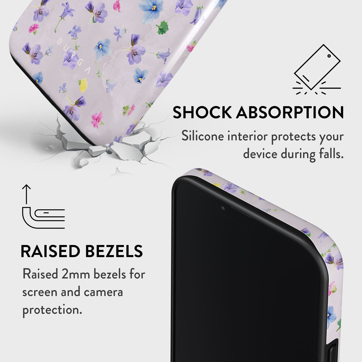 Burga Wild Flower - iPhone 13 / 13 Pro / 13 Pro Max Tough Phone Cases