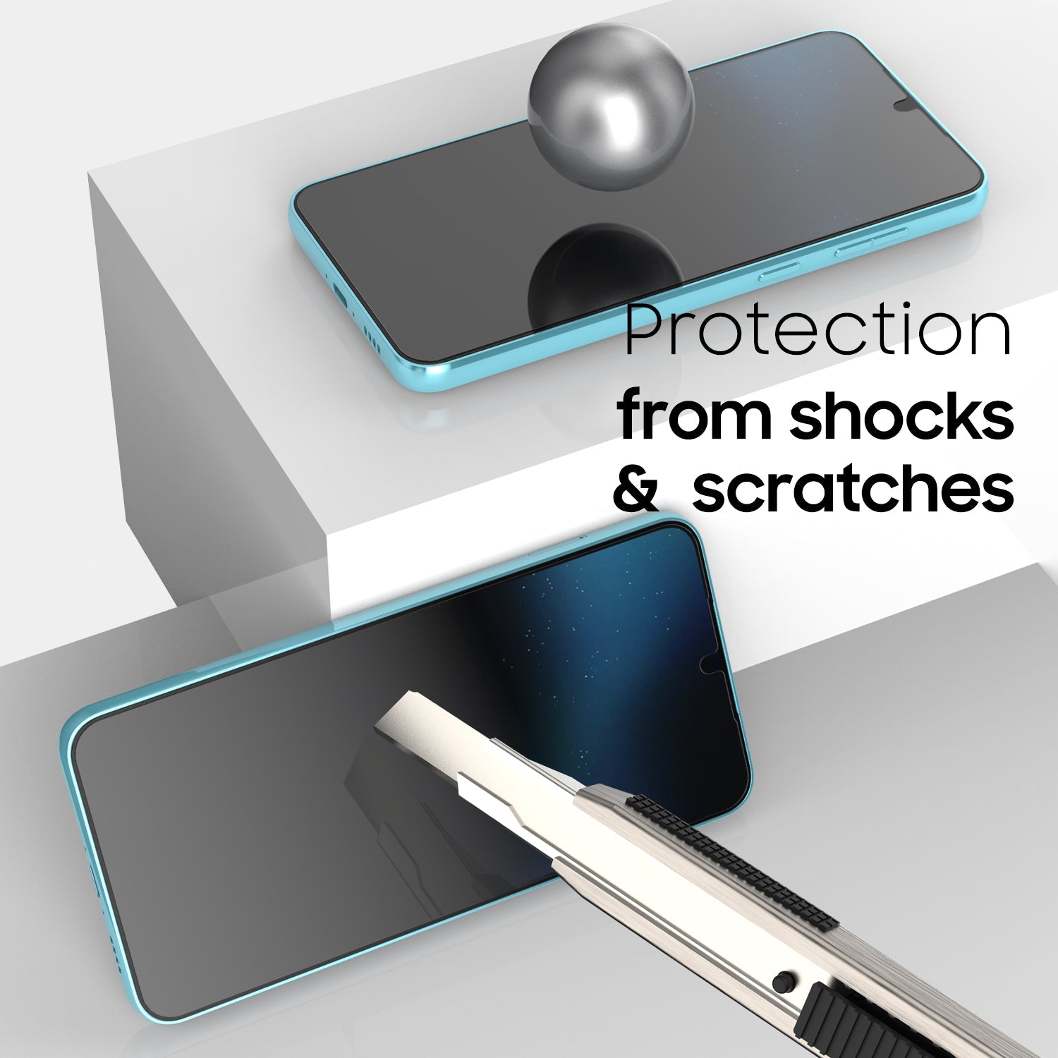 Whitestone Dome Glass Samsung Galaxy S23 Tempered Glass Screen Protector - Liquid Dispersion Tech