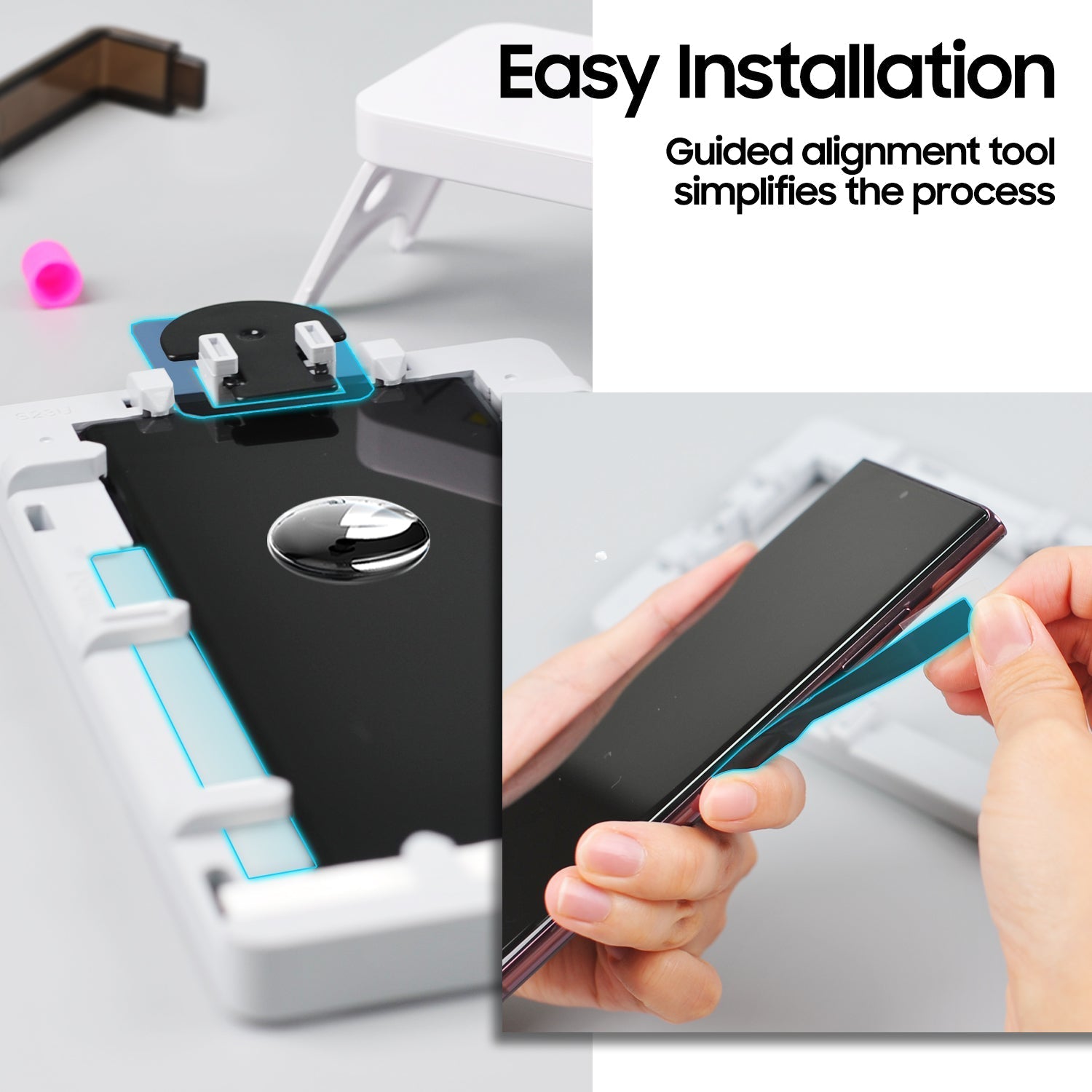 Whitestone Dome Glass Samsung Galaxy S23 Ultra Tempered Glass Screen Protector - Liquid Dispersion Tech
