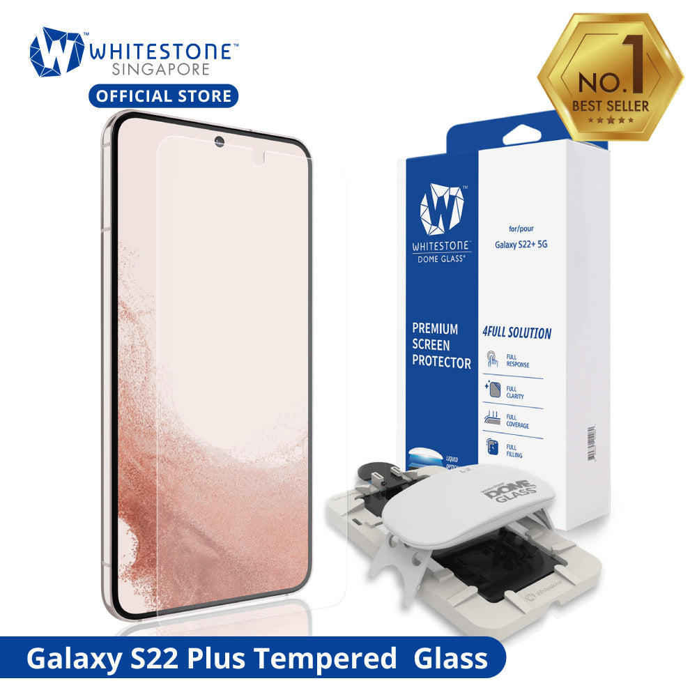 Whitestone Dome Tempered Glass for S22 Plus