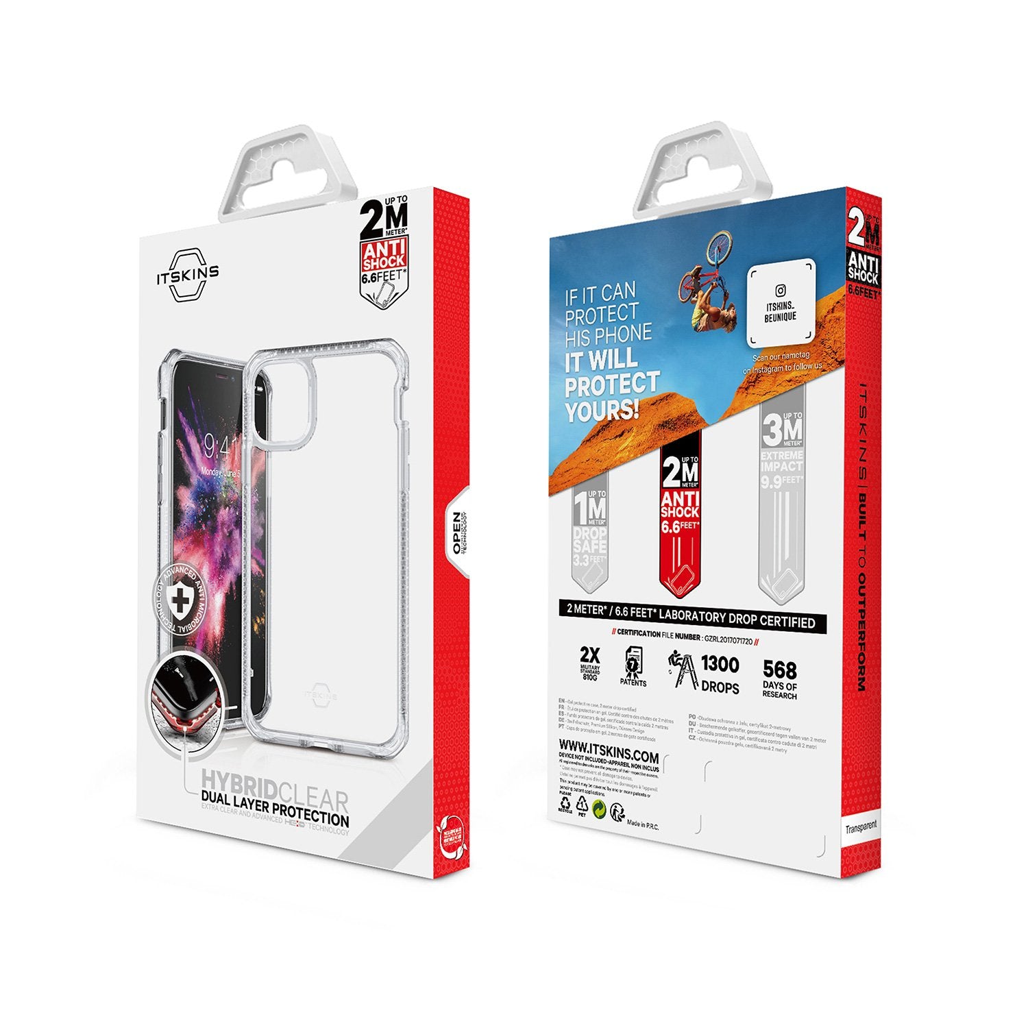 ITSKINS Hybrid Clear iPhone 11 Pro Max Case