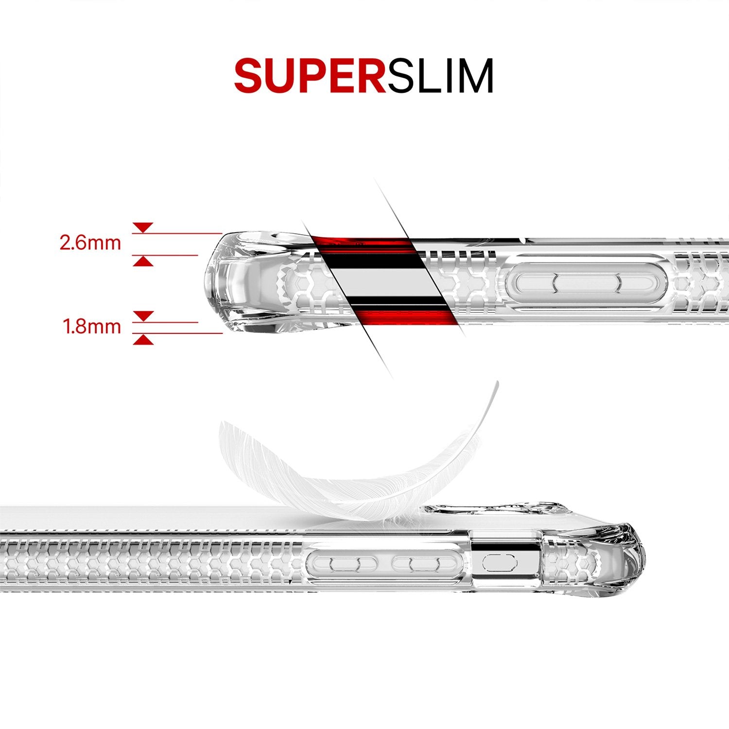ITSKINS Hybrid Clear iPhone 11 Pro Max Case