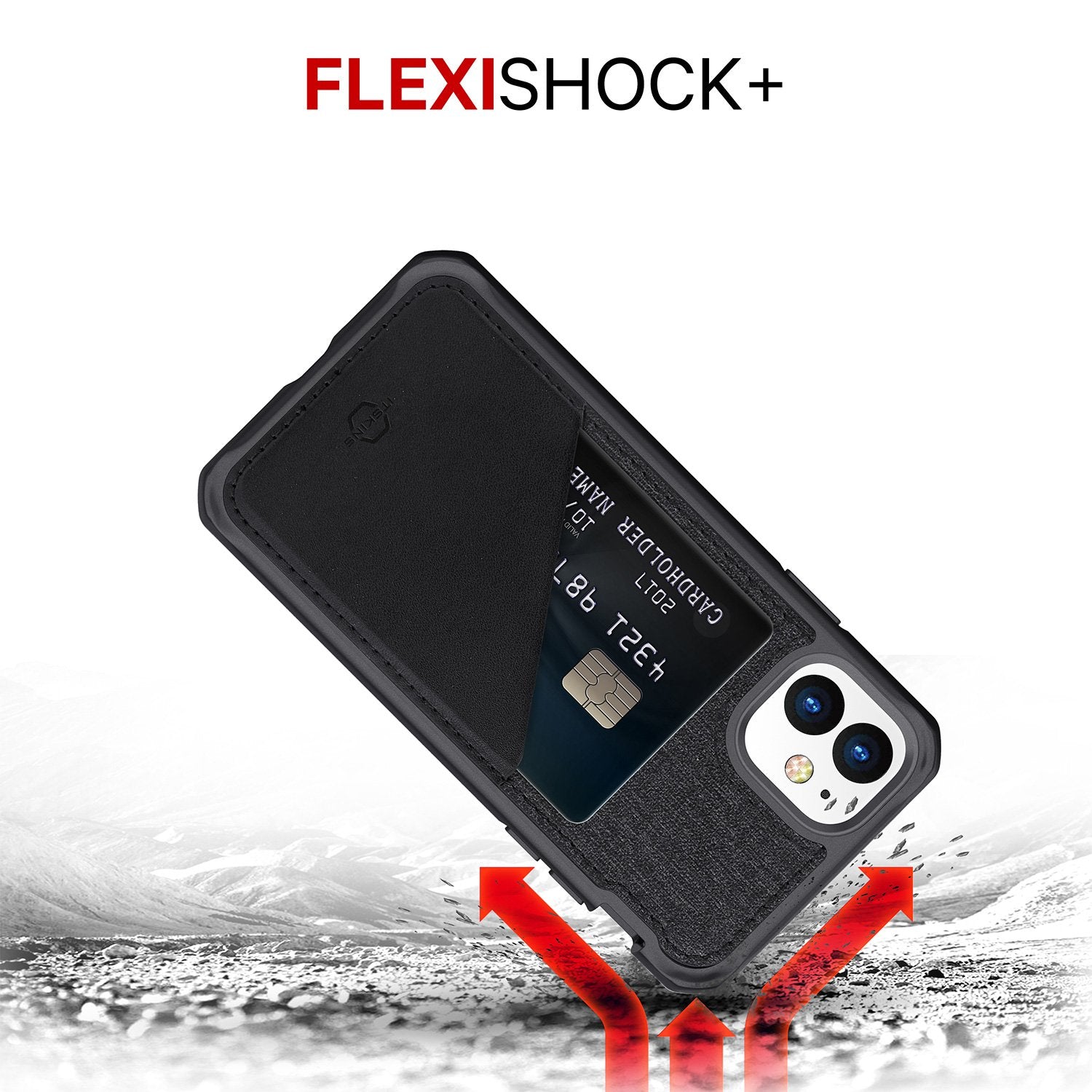 ITSKINS Hybrid Fusion Black & Grey iPhone 11 Case