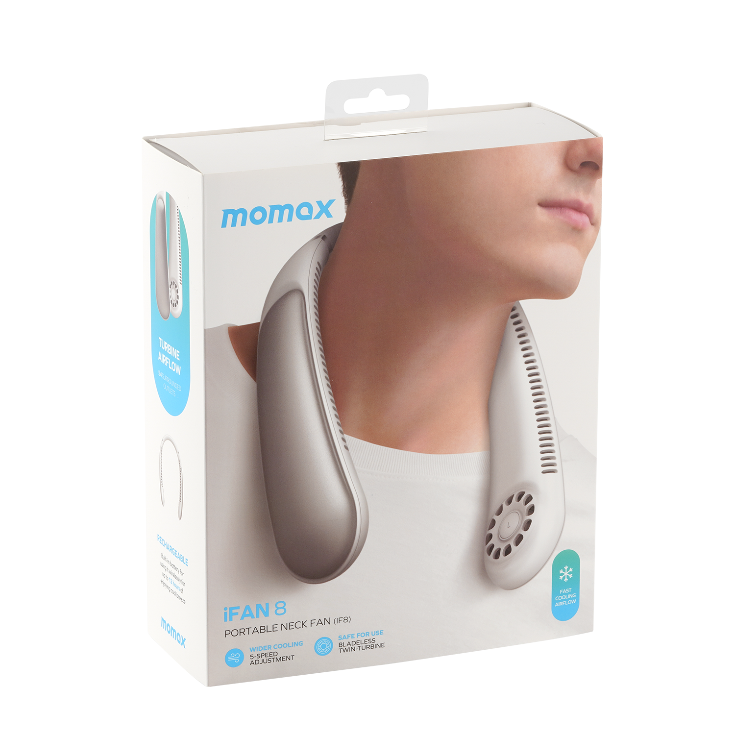 Momax IF8 Portable Neck Fan