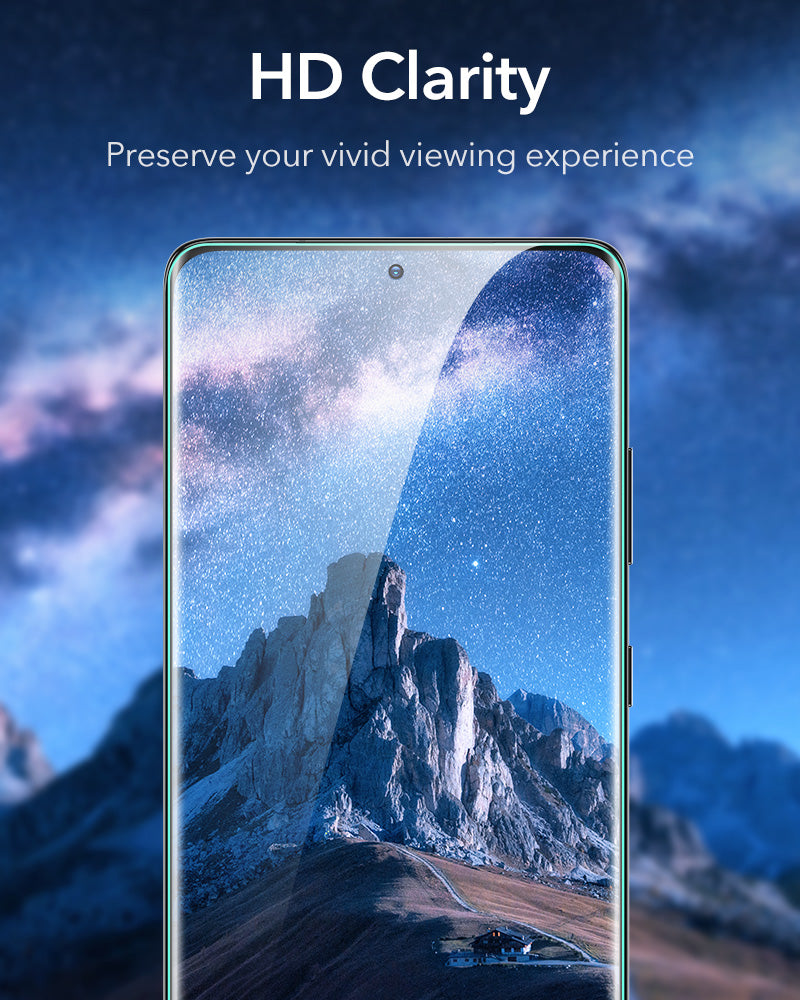 ESR 3pcs Liquid Skin Full-Coverage Screen Protectors for Samsung S22 / S22 Plus / S22 Ultra