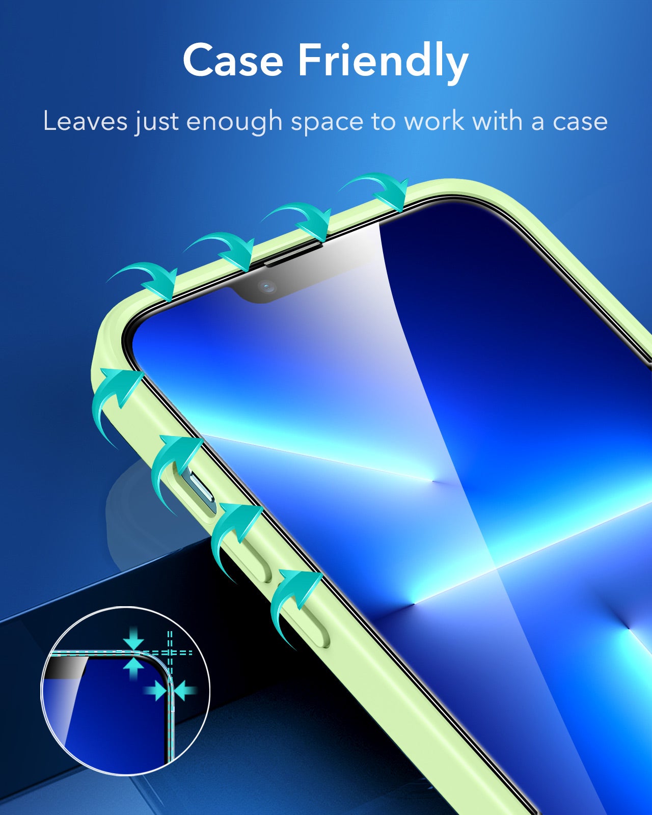 ESR 1pc Tempered Glass Screen Protector for iPhone 15