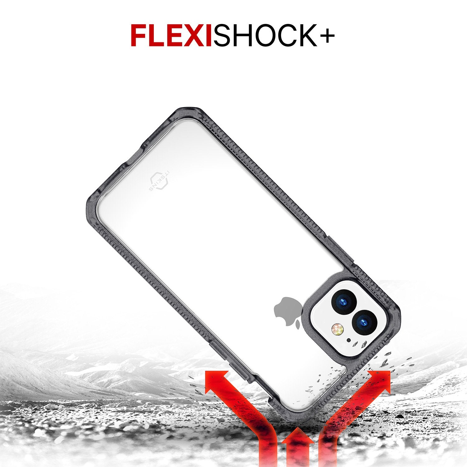 ITSKINS Hybrid Frost (MKII) Black & Transparent iPhone 11 Case