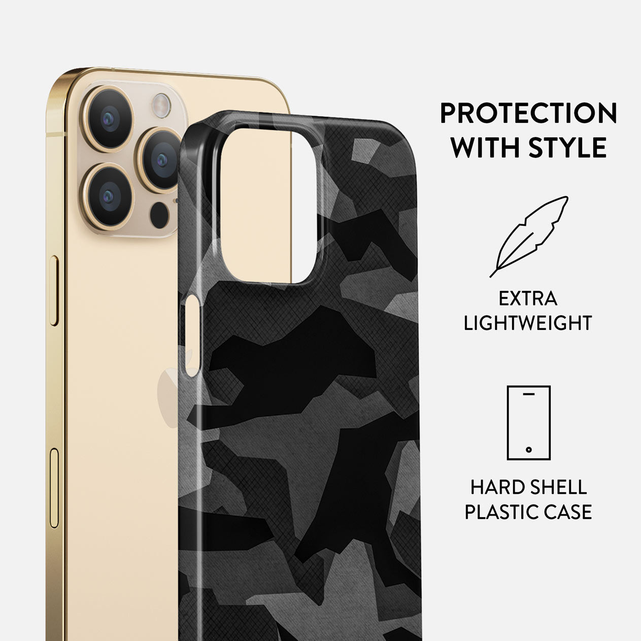 Burga Night Black Tough Case for iPhone 13 / 13 Pro / 13 Pro Max