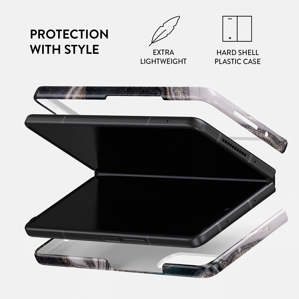 BURGA Samsung Galaxy Z Fold 4 Snap Phone Cases