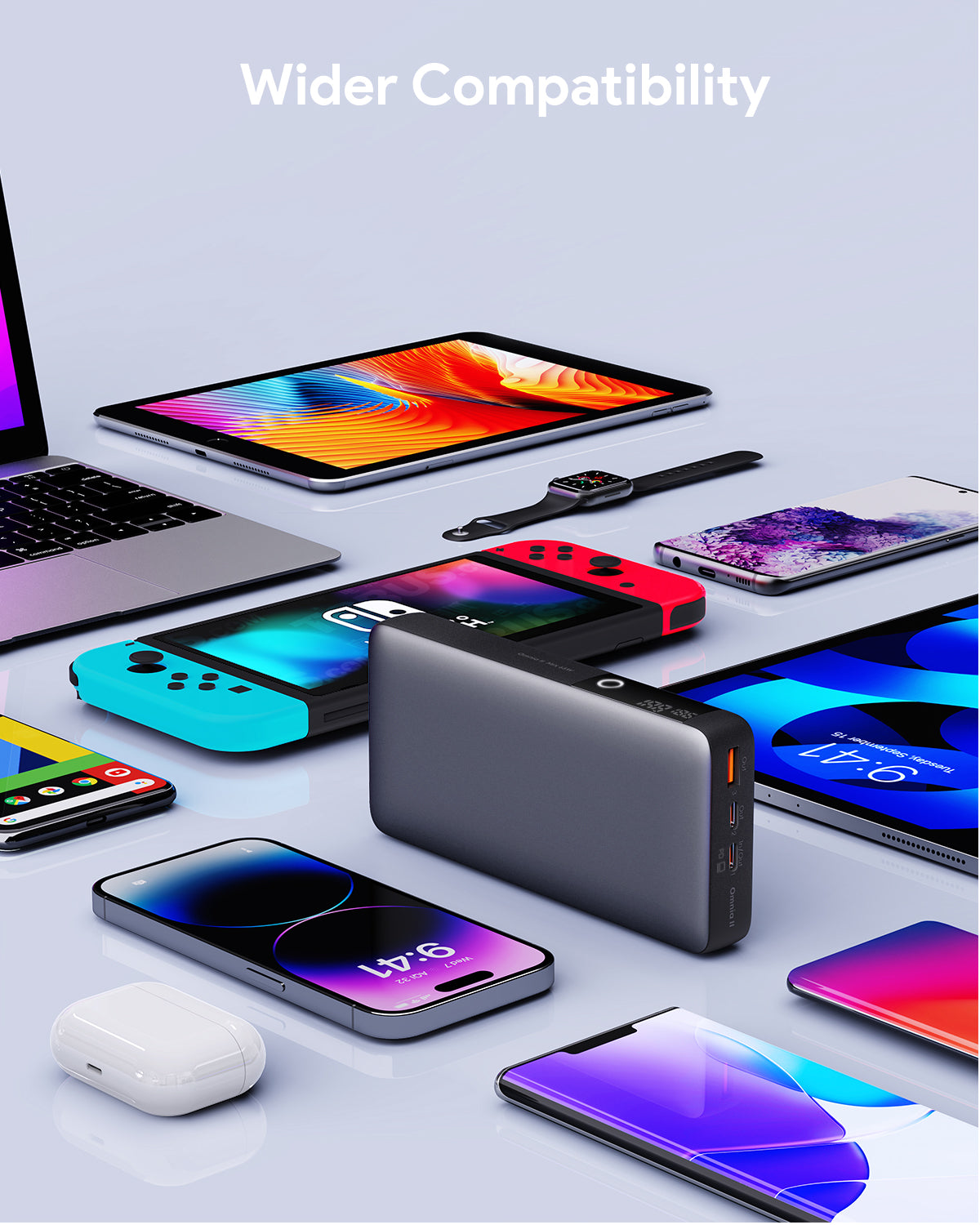 AUKEY PB-Y43 Sprint X 20K 65W 20000mAh Portable Power Bank with Digital Display PD3.0