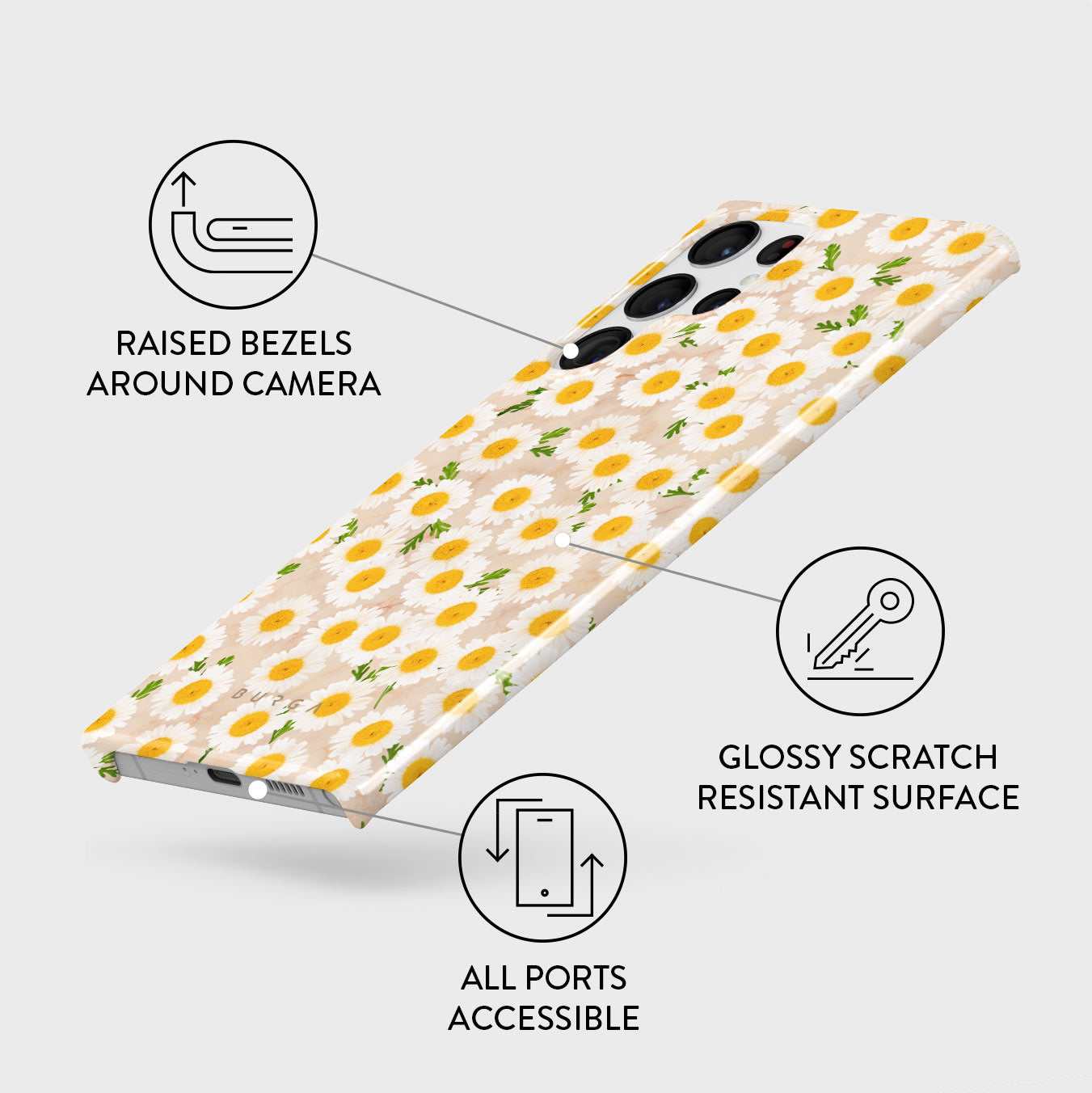 BURGA Pure Bliss - Samsung S22 Plus / S22 Ultra Tough Phone Cases