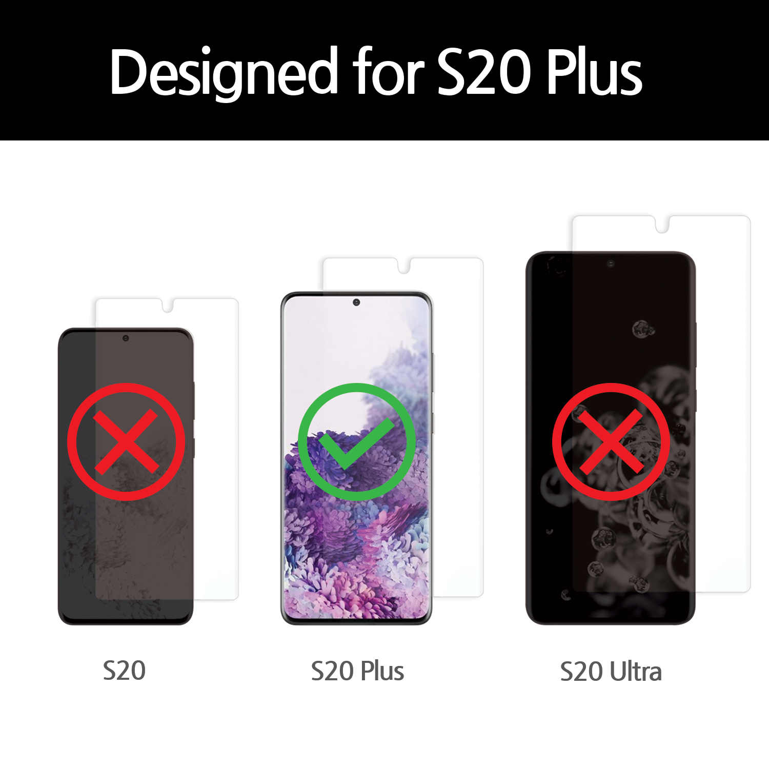 Whitestone Dome Glass Galaxy S20+