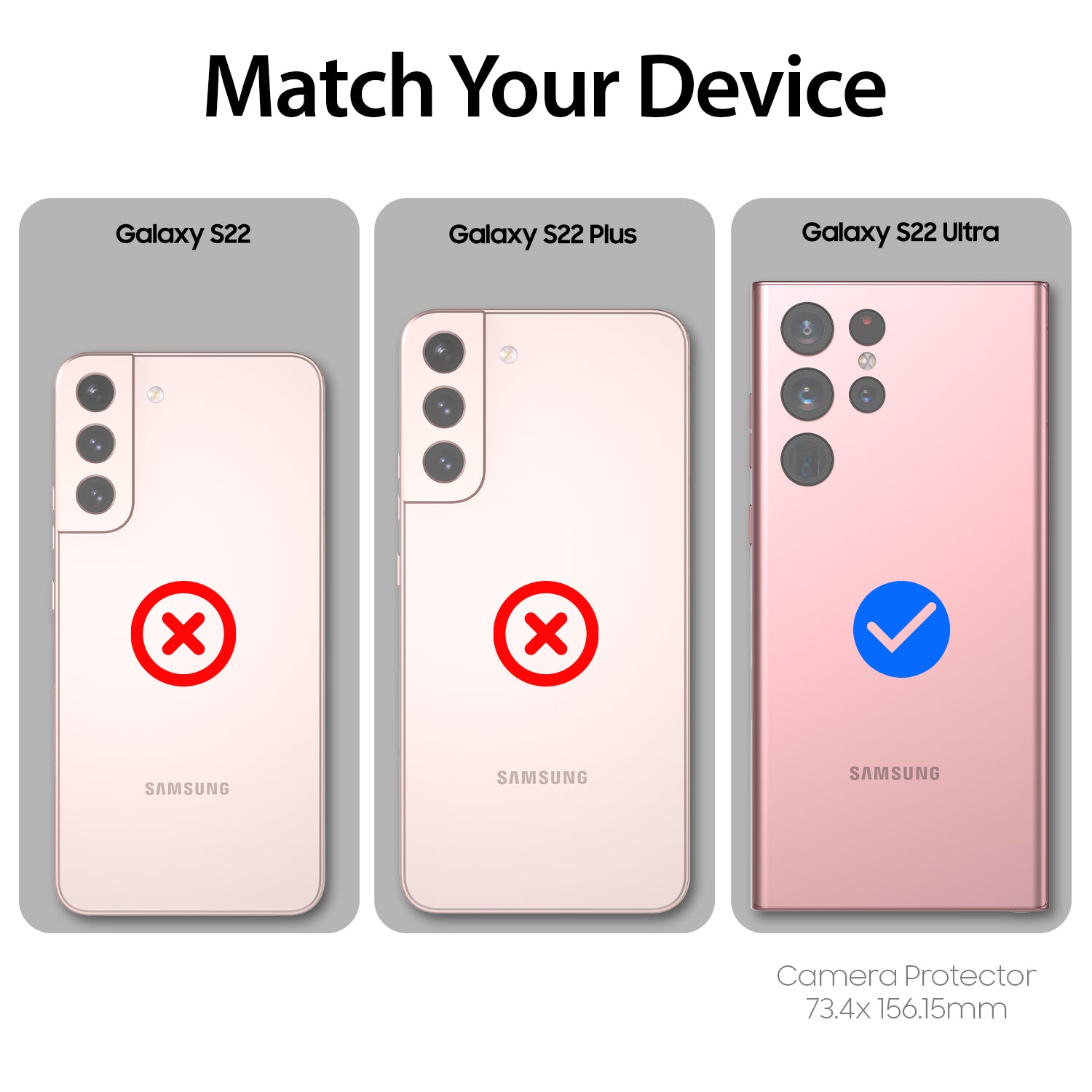 Whitestone S22 Ultra Camera Protector