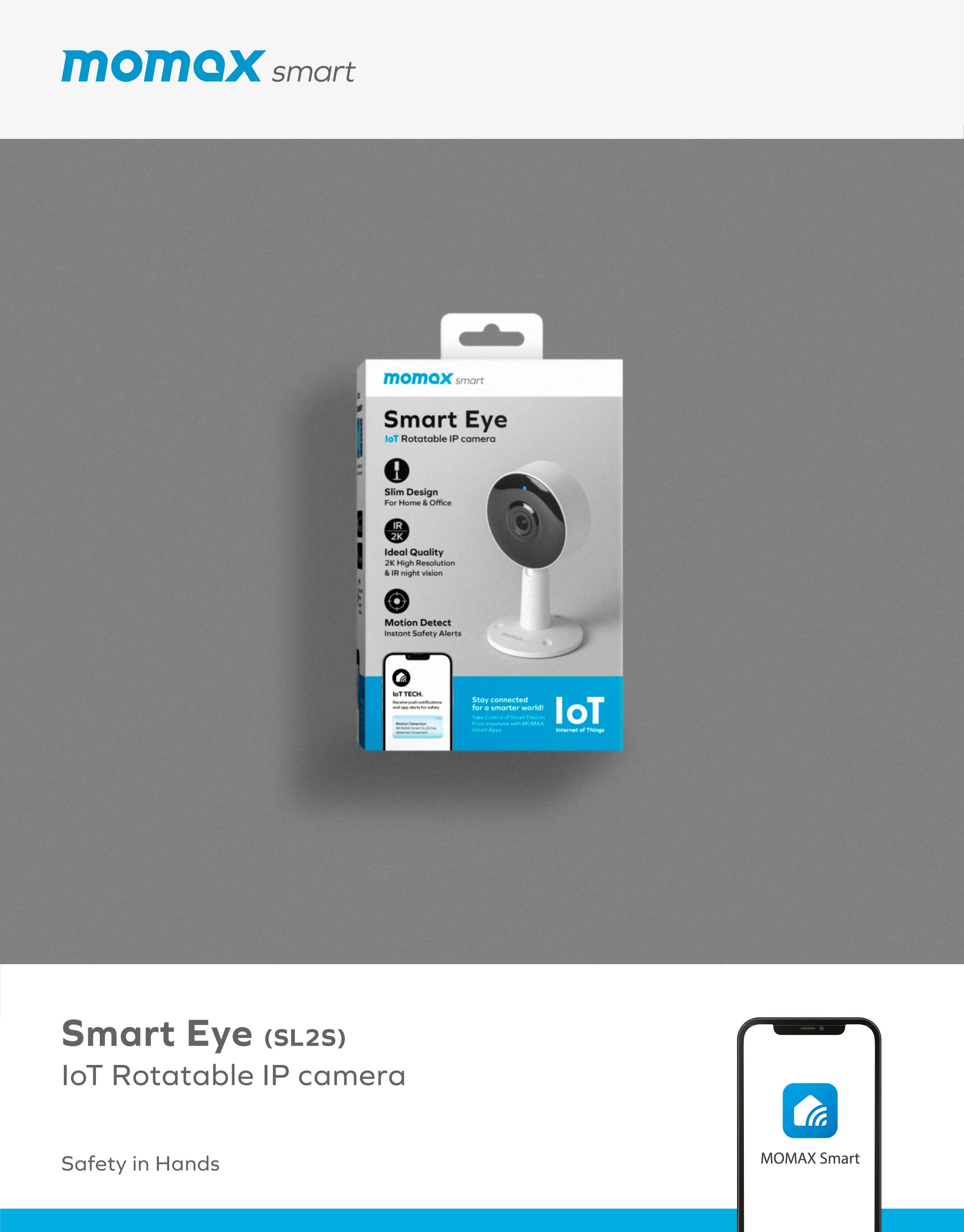 Momax Smart Eye IoT Rotatable IP Camera