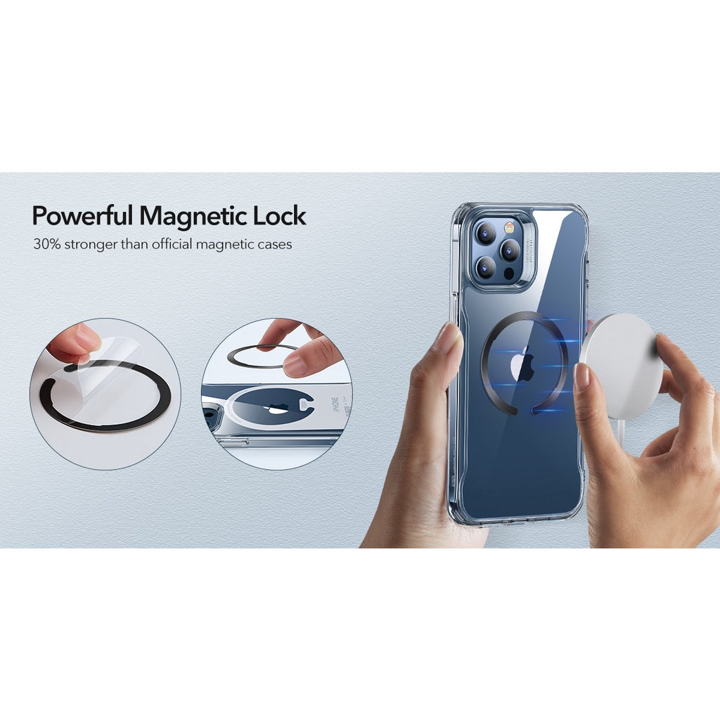 ESR HaloLock Ring - Black & Silver