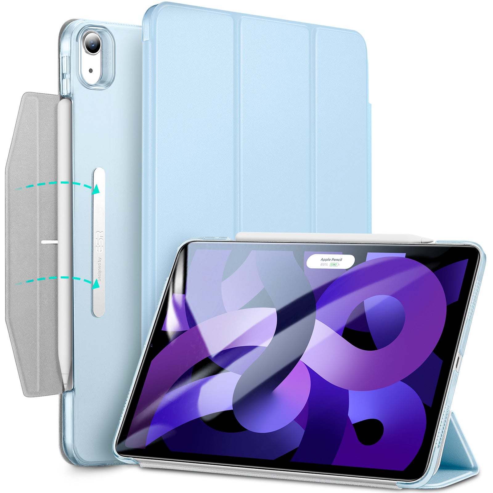 ESR Ascend Trifold Smart Case for iPad Mini 6 / iPad Air 4/5 / iPad 7/8/9