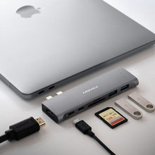 Load image into Gallery viewer, Momax One Link 7-in-1 Dual USB-C Hu
