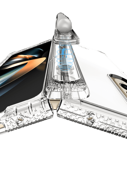 ITSKINS Supreme R Hinge with Pen Holder for Galaxy Z Fold 4 - Clear