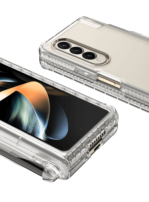 ITSKINS Supreme R Hinge with Pen Holder for Galaxy Z Fold 4 - Clear