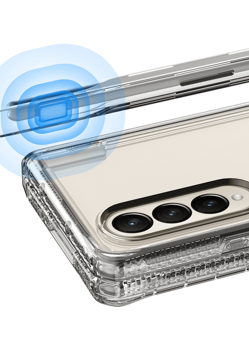 ITSKINS Supreme R Hinge with Pen Holder for Galaxy Z Fold 4 - Clear