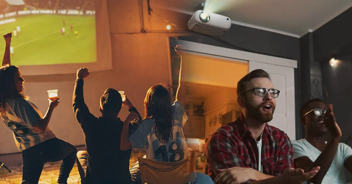 Daily home entertainment using mini projector