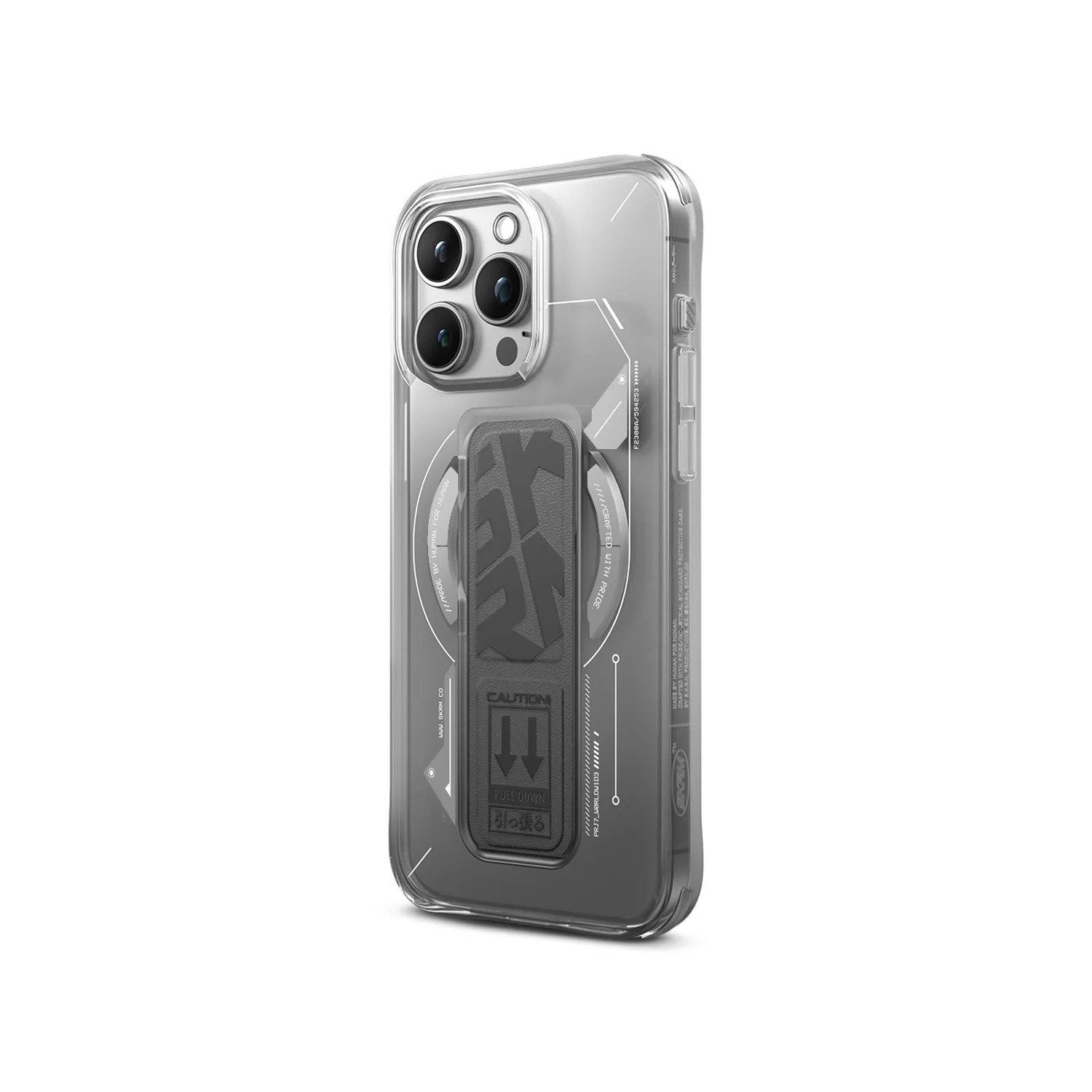 Skinarma iPhone 15 Pro Helio Mag-Charge with Grip-Stand Back Case