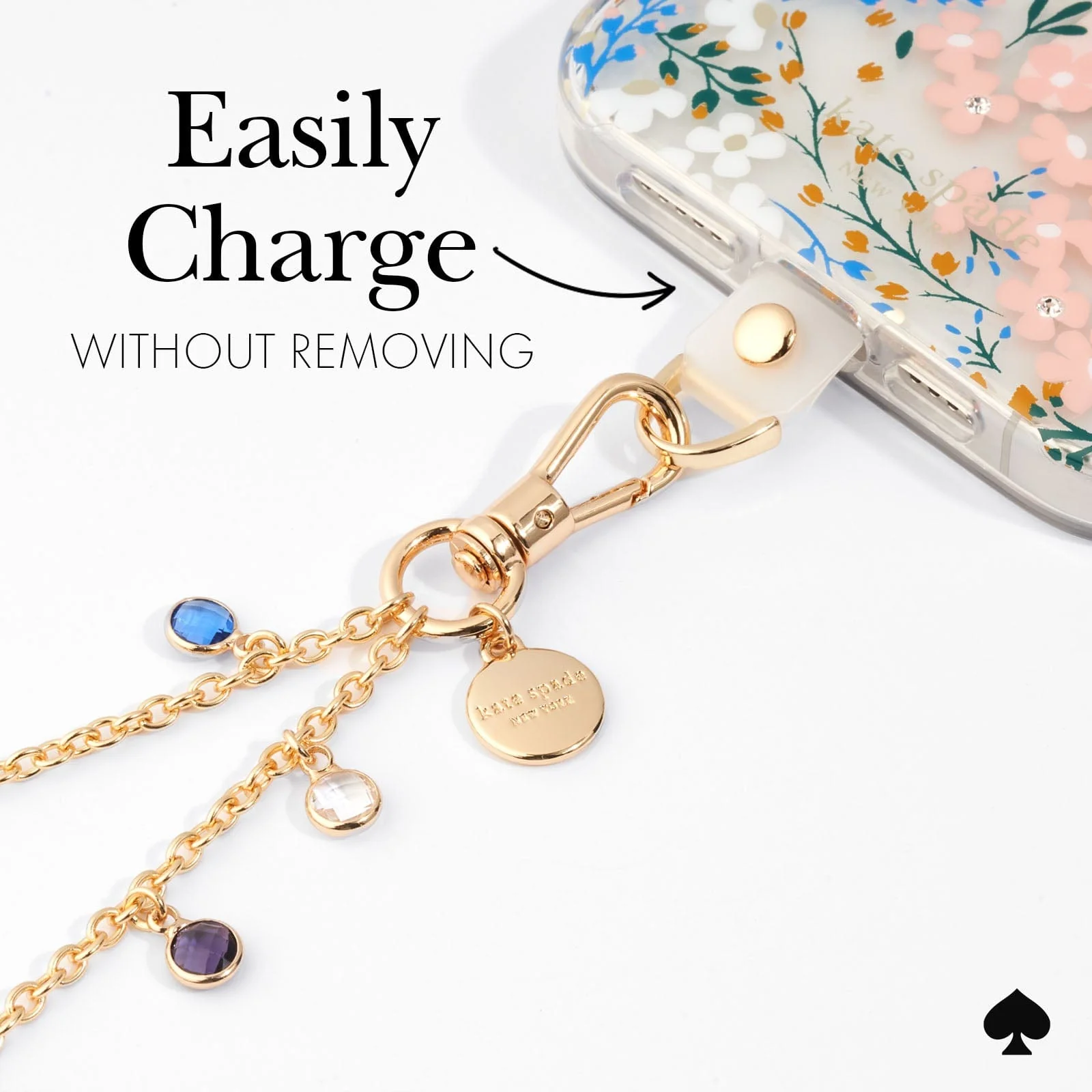 Kate Spade Phone Charm - High Shine