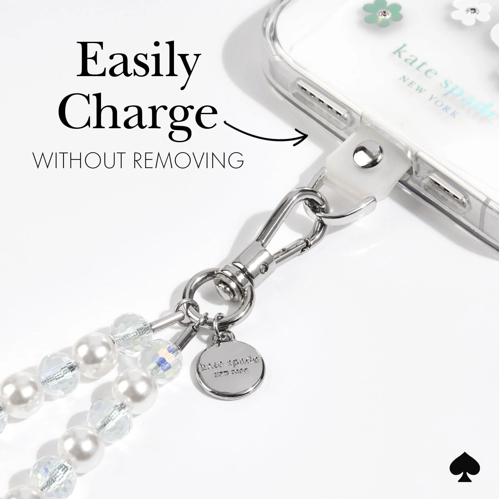 Kate Spade Phone Charm - Rock Candy