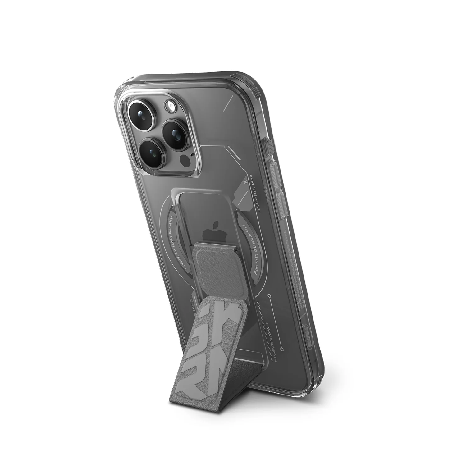 Skinarma iPhone 15 Pro Helio Mag-Charge with Grip-Stand Back Case