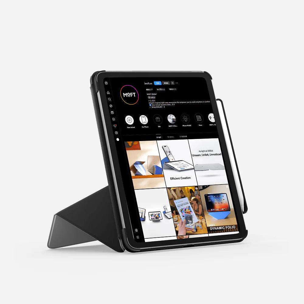 MOFT Dynamic Folio Case for iPad Pro 11 (2025/2024)  |iPad Pro 13 (2025/2024) | iPad Air 11 (2026/2025/2024) & 5/4th Gen | iPad Air 13 (2026/2025/2024) | iPad Pro 11 (1~4th Gen) | iPad Pro 12.9 (3~6th Gen)