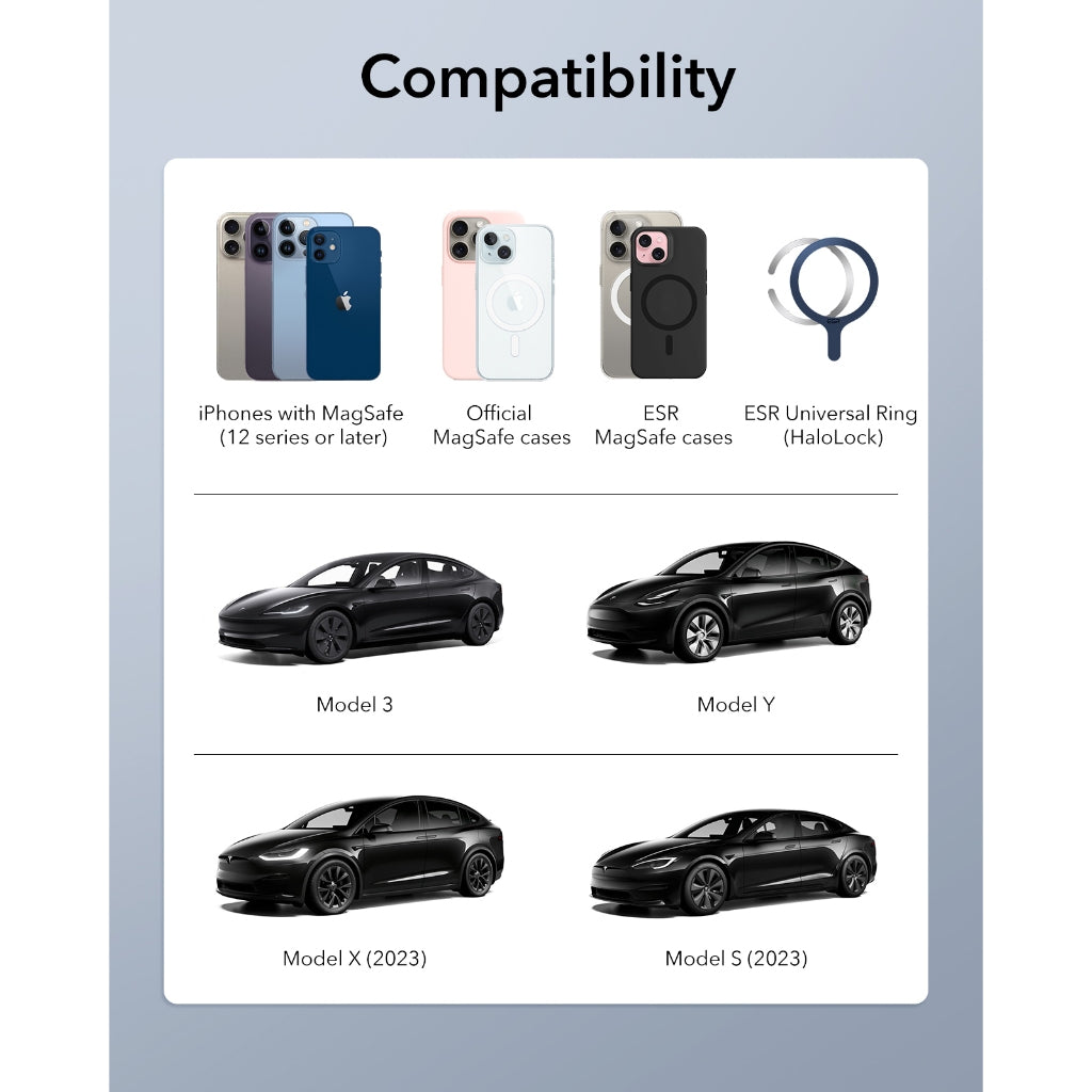 ESR HaloLock Touchscreen Car Phone Mount