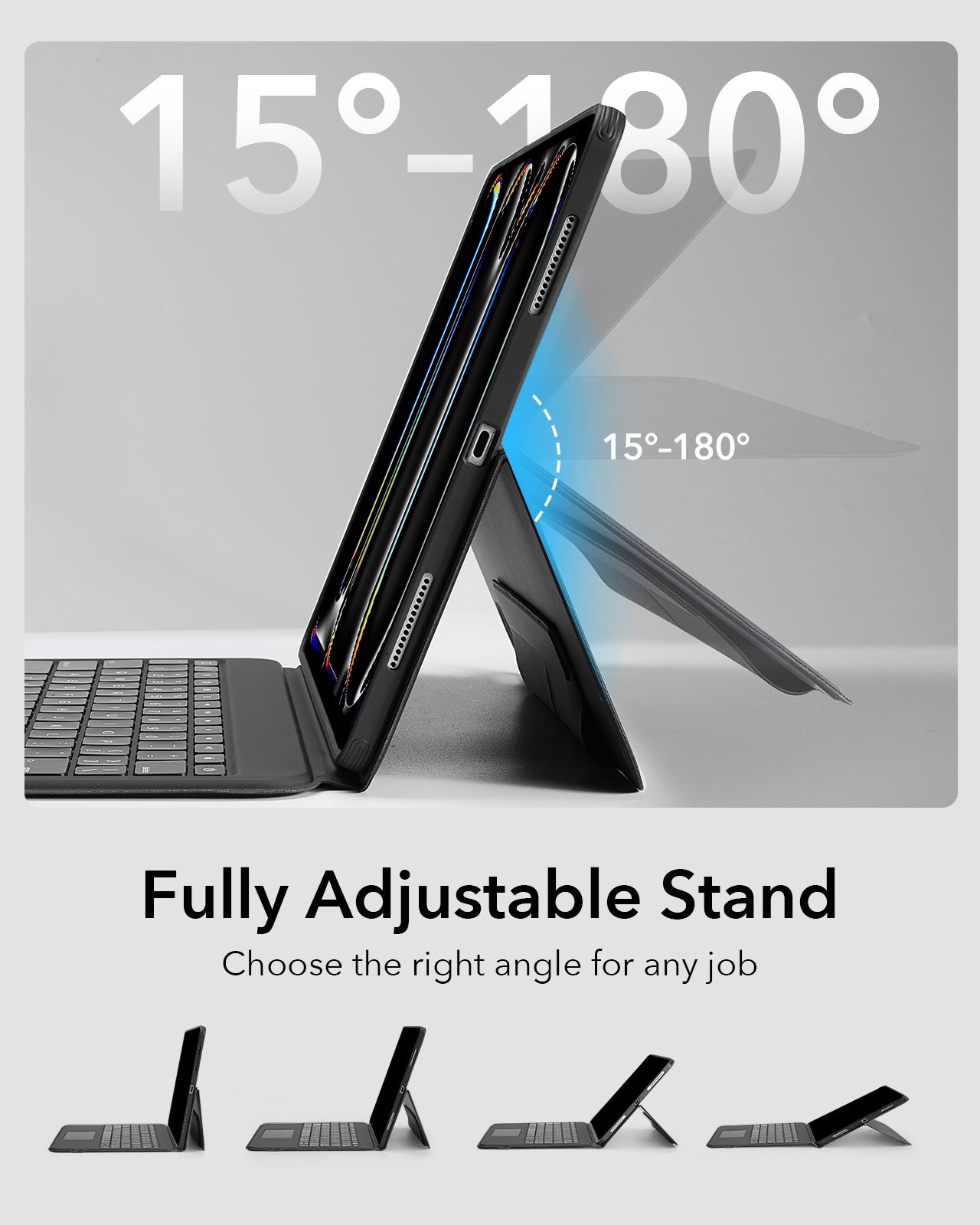 ESR iPad Pro 13" (2024/2025) Ascend Keyboard Case