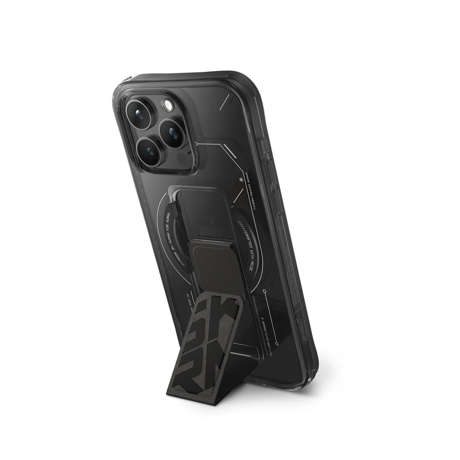 Skinarma iPhone 15 Pro Helio Mag-Charge with Grip-Stand Back Case