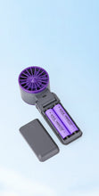 Load image into Gallery viewer, Hadata F3 Handheld Portable Fan with Digital Display and Waist Clip
