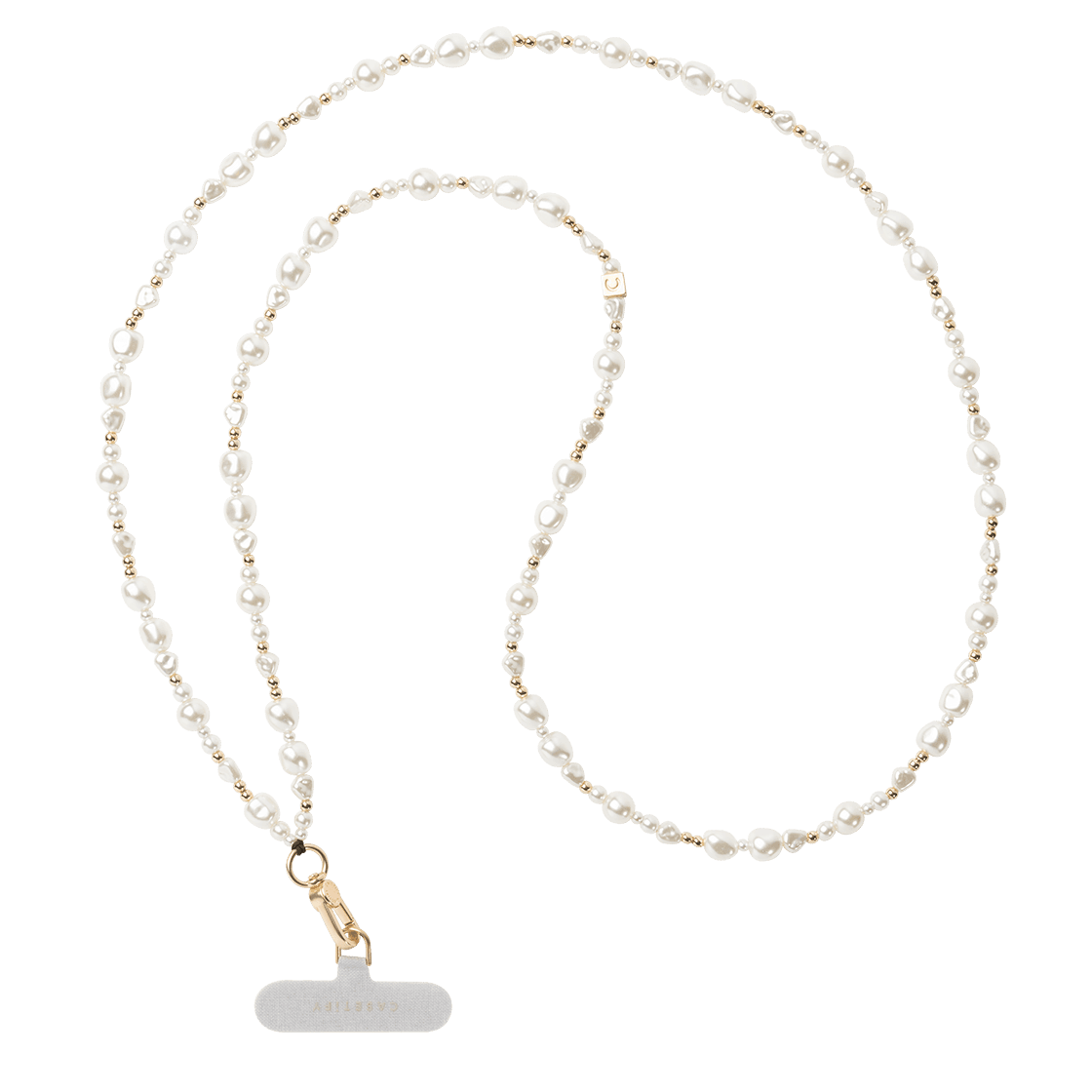 CASETiFY Cross Body Phone Charm - Classic Pearl