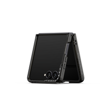 Load image into Gallery viewer, CASETiFY Magsafe Impact Case for Z Flip 7 - Metallic Ribbon Clear Black
